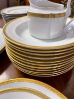 "Scherzer" Bavaria porcelāna pusdienu servīze ar zelta joslu ("Scherzer" Bavaria porcelain dinner service with gold band) (2782) - Image 15