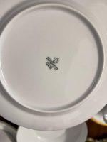 "Scherzer" Bavaria porcelāna pusdienu servīze ar zelta joslu ("Scherzer" Bavaria porcelain dinner service with gold band) (2782) - Image 23