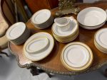 "Scherzer" Bavaria porcelāna pusdienu servīze ar zelta joslu ("Scherzer" Bavaria porcelain dinner service with gold band) (2782) - Image 5