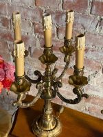 Bronzas, Galda Lampu Pāris, Vidēja Izmēra, Smagas, Katrai 5 Spuldzes (5463) - Image 6