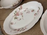 porcelāna servīze ar ziedu motīviem, Francija vai Bohēmija, aptuveni 19. gs. beigas — 20. gs. sākums (ap 1880.–1910. g.) (6189) - Image 7