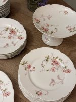 porcelāna servīze ar ziedu motīviem, Francija vai Bohēmija, aptuveni 19. gs. beigas — 20. gs. sākums (ap 1880.–1910. g.) (6189) - Image 12