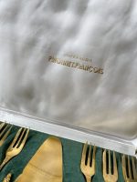 Zelta Krāsas Deserta Piederumu Komplekts Kastē, 10 Dakšiņas + Lāpstiņa (3372) - Image 3