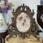 table mirror rococò bronze 4791