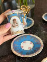 Фарфоровый Кофейный Сервиз на 6 Персон с Портретами Наполеона и Жозефины — Историзм, Австрия/Германия, ок. 1890–1910 (6691) — изображение 5
