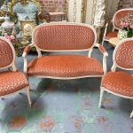 Louis XVI stil sofasæt – sofa og 2 stole (3758)