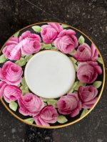 Grezna Porcelāna Krūzīte ar Apakštasīti un Rožu Motīviem — Bīdermeijera stilā, (Elegant Teltau Porcelain Cup with Saucer — Biedermeier Style) (6694) - Image 12