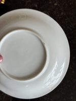 Grezna Porcelāna Krūzīte ar Apakštasīti un Rožu Motīviem — Bīdermeijera stilā, (Elegant Teltau Porcelain Cup with Saucer — Biedermeier Style) (6694) - Image 17