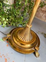 Grezna Metāla Stāvlampa ar Sešiem Svečturiem — Historisma stilā, (heavy bronze floor lamp candelabra - Historism Style) (3871) - Image 6