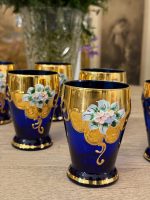 itāļu murano stikla komplekts - karafe un 6gab glāzes (6139) - Image 5