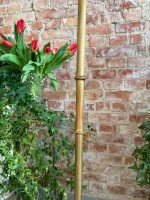 Grezna Metāla Stāvlampa ar Sešiem Svečturiem — Historisma stilā, (heavy bronze floor lamp candelabra - Historism Style) (3871) - Image 21