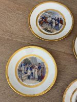 NAPOLEON BONAPARTE Ekskluzīvs antīks Limoges karaliskā Ampīra stila deserta/salātu šķīvju komplekts (6 gab.), Th. Lazeyras – ap 1900. gadu (6134) - Image 8