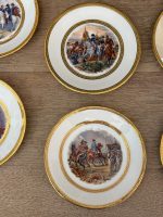 NAPOLEON BONAPARTE Ekskluzīvs antīks Limoges karaliskā Ampīra stila deserta/salātu šķīvju komplekts (6 gab.), Th. Lazeyras – ap 1900. gadu (6134) - Image 3