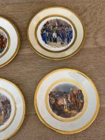 NAPOLEON BONAPARTE Ekskluzīvs antīks Limoges karaliskā Ampīra stila deserta/salātu šķīvju komplekts (6 gab.), Th. Lazeyras – ap 1900. gadu (6134) - Image 4