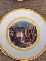 NAPOLEON BONAPARTE Ekskluzīvs antīks Limoges karaliskā Ampīra stila deserta/salātu šķīvju komplekts (6 gab.), Th. Lazeyras – ap 1900. gadu (6134) - Image 6