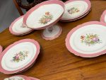 Porcelāna deserta un servējamais trauku komplekts — historisma (neorokoko) stilā, (Porcelain Dessert and Serving Tablewa – Image 17