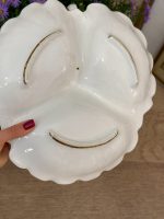 trīsdaļīgs porcelāna šķīvis ar ziedu, putna un zivs motīviem (6170) - Image 14