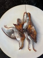 Porcelāna , sienas šķīvji ar medījumiem, vidēja izmēra, pieejami 2gab (6332) - Image 3