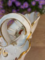 trīsdaļīgs porcelāna šķīvis ar ziedu, putna un zivs motīviem (6170) - Image 12