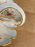 trīsdaļīgs porcelāna šķīvis ar ziedu, putna un zivs motīviem (6170) - Image 13