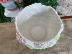 Keramikas Kašpo ar Hortenziju Reljefu — Chaumette Paris, Itālija, 20.gs. (3244) - Image 8