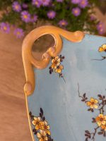 Ekskluzīvs antīks Limoges (VELIV) porcelāna ovālais trauks "Brīnumputns dārza ziedos" — Francija, ap 1900. gadu (Skaistais laikmets / Belle Époque), vidēja izmēra (6168) - Image 14