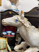 Antique wooden rocking horse, large size (3794) - Image 5