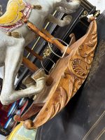 Antique wooden rocking horse, large size (3794) - Image 7