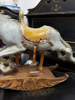 Antique wooden rocking horse, large size (3794) - Image 9