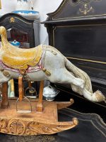 Antique wooden rocking horse, large size (3794) - Image 10