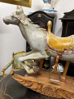 Antique wooden rocking horse, large size (3794) - Image 12