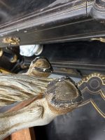 Antique wooden rocking horse, large size (3794) - Image 13
