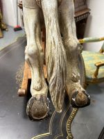Antique wooden rocking horse, large size (3794) - Image 14