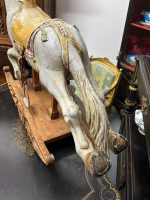 Antique wooden rocking horse, large size (3794) - Image 15