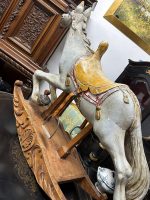 Antique wooden rocking horse, large size (3794) - Image 18