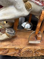 Antique wooden rocking horse, large size (3794) - Image 19