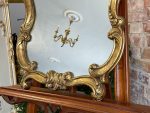 Gold-colored mirror, medium size (3052) - Image 4