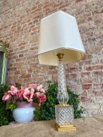 Liela Kristāla Lampa ar Zelta Krāsas Detaļām (3227) - Image 2