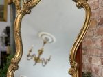 Gold-colored mirror, medium size (3052) - Image 6