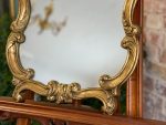 Gold-colored mirror, medium size (3052) - Image 7
