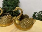 Cygnes en Métal - Coupelles, Petite Taille, Lourdes, 2 Pcs Disponibles (4406) – Image 4