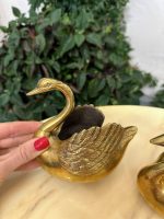Cygnes en Métal - Coupelles, Petite Taille, Lourdes, 2 Pcs Disponibles (4406) – Image 9