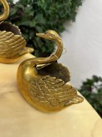 Cygnes en Métal - Coupelles, Petite Taille, Lourdes, 2 Pcs Disponibles (4406) – Image 14