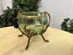 Small Glass Vessel with Metal Stand (4430) - Image 2