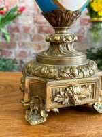 Porcelāna lampa ar bronzu, vidēja izmēra (3879) - Image 19
