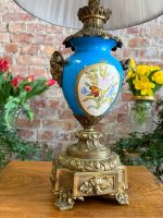 Porcelāna lampa ar bronzu, vidēja izmēra (3879) - Image 3