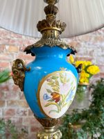 Porcelāna lampa ar bronzu, vidēja izmēra (3879) - Image 14