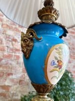 Porcelāna lampa ar bronzu, vidēja izmēra (3879) - Image 15