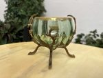 Small Glass Vessel with Metal Stand (4430) - Image 7