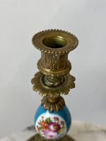 Neliela Izmēra Svečturu Pāris ar Porcelāna Detalizāciju (5089) - Image 8